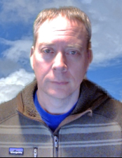 Picture of Tobin in the office