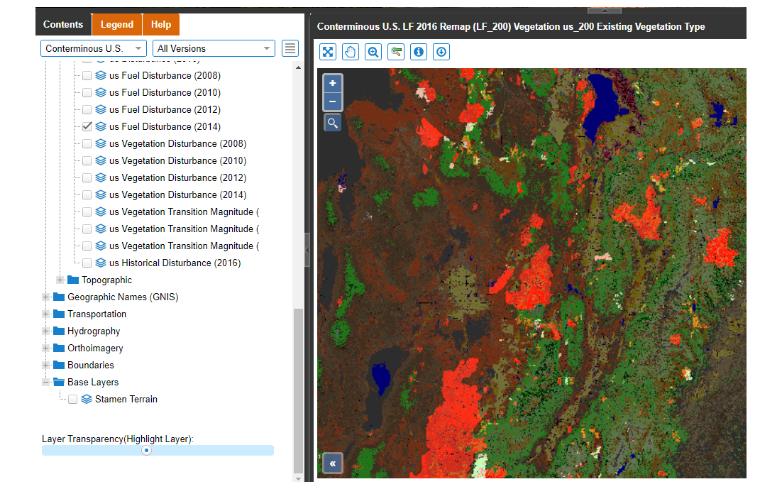 Screenshot of transparency