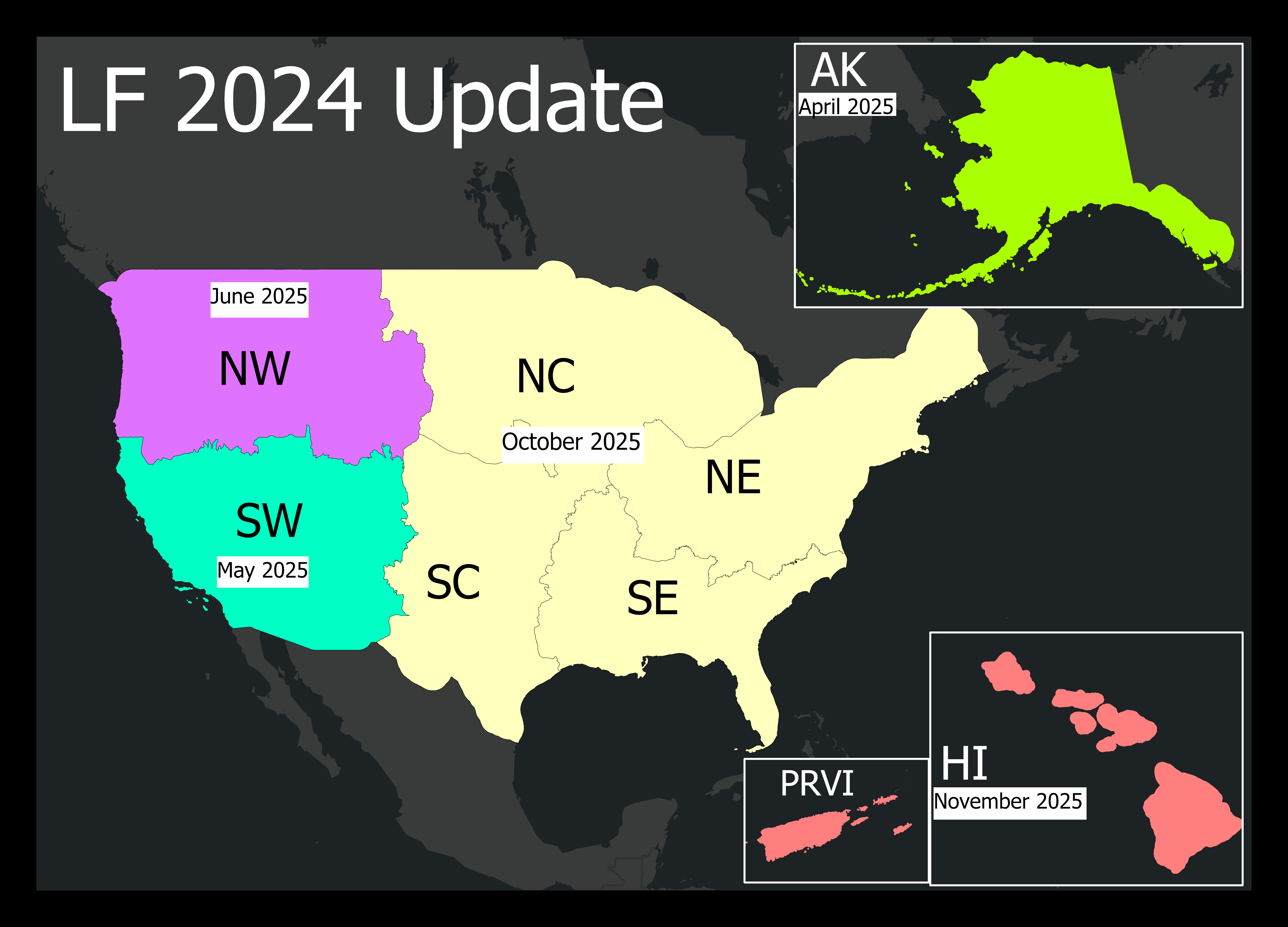 Map of the US and AK and HI in small boxes offset.