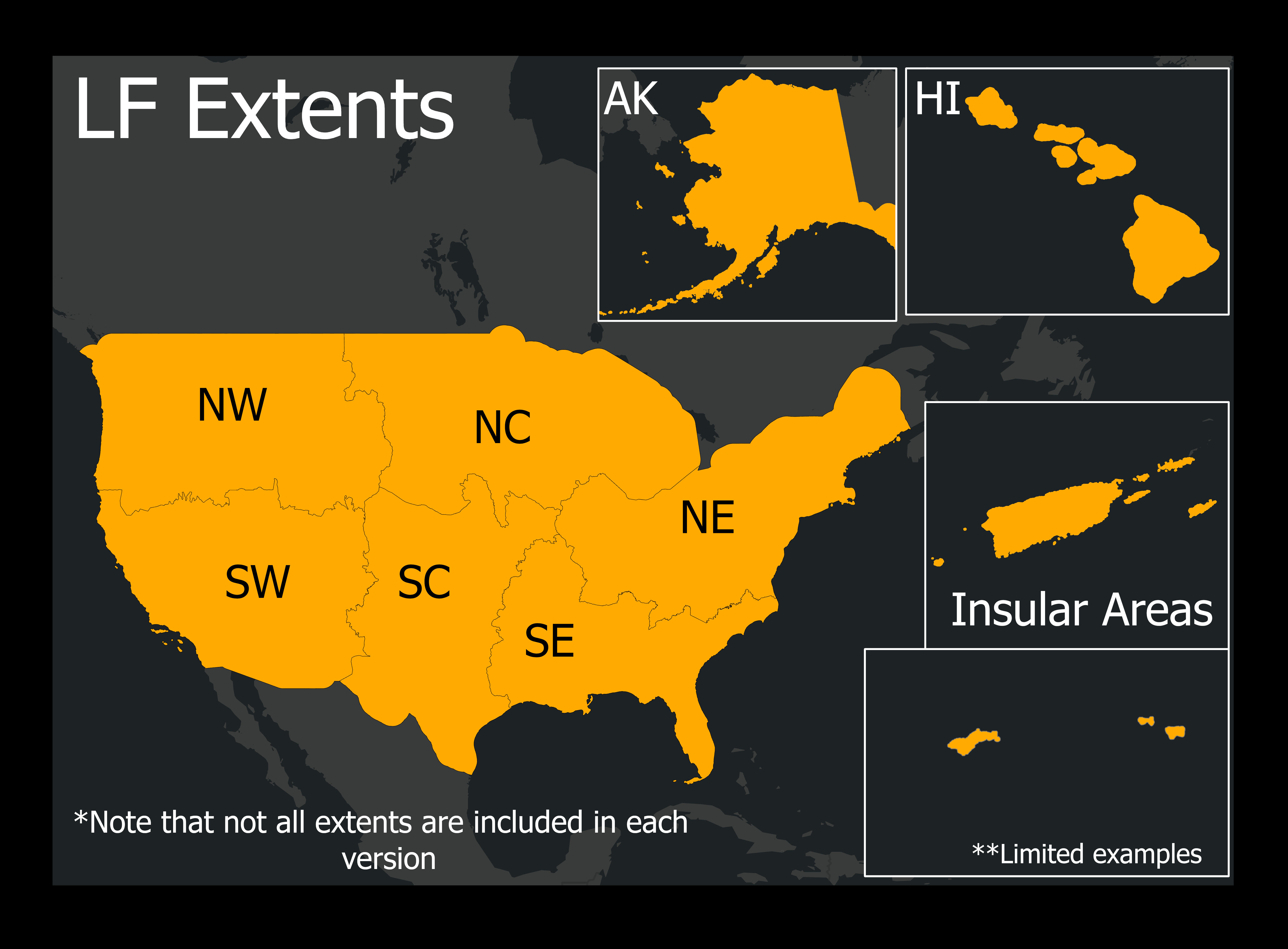 Map of the US and AK and HI in small boxes offset.