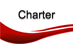 Word Charter with red wavy line