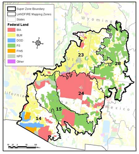 Image showing zones 14-28