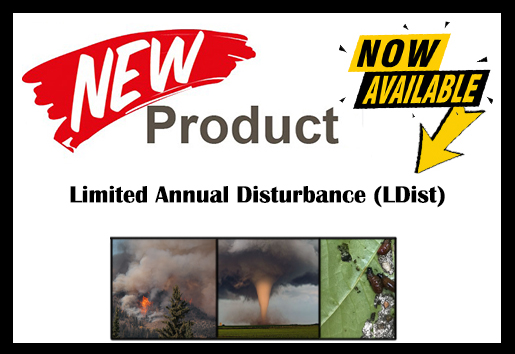 a new product graphic with a fire, tornado and bugs eating a leaf on the bottom