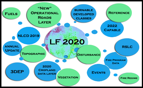 Bubble picture showing features of LF 2020